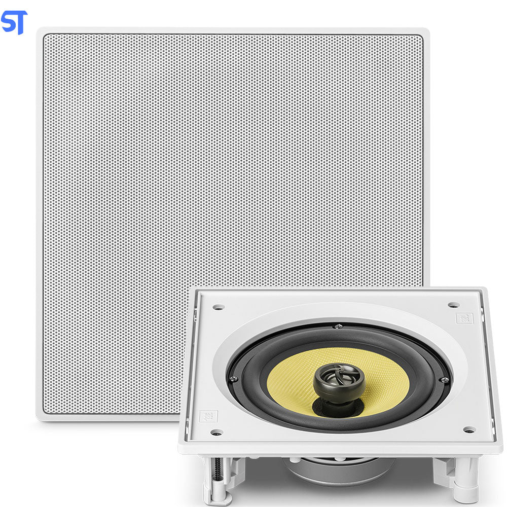 Caixa de Som Arandela Acústica Quadrada CI6S Potência 60W RMS Branca - JBL