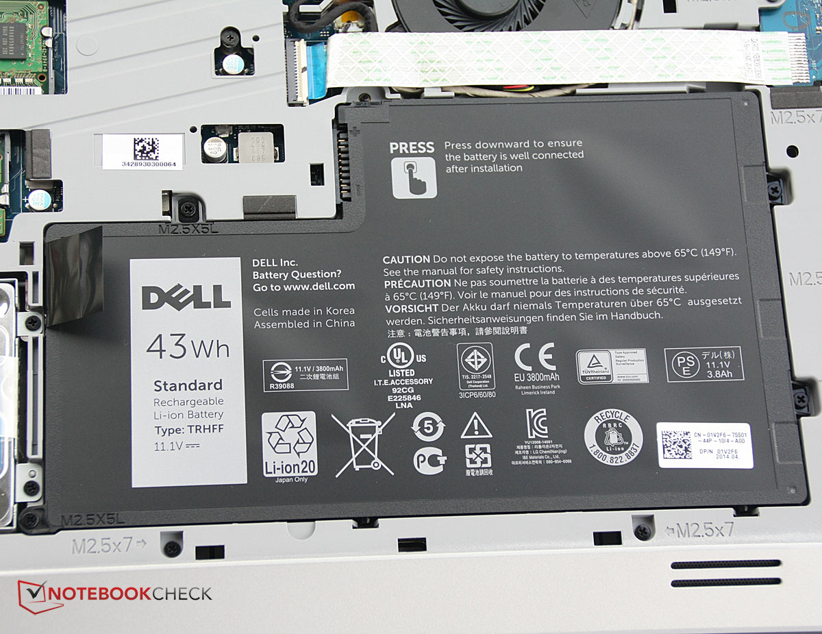 Bateria Notebook Dell Serie Inspirion 15 5547 3 Células 3800mAh 11.1V