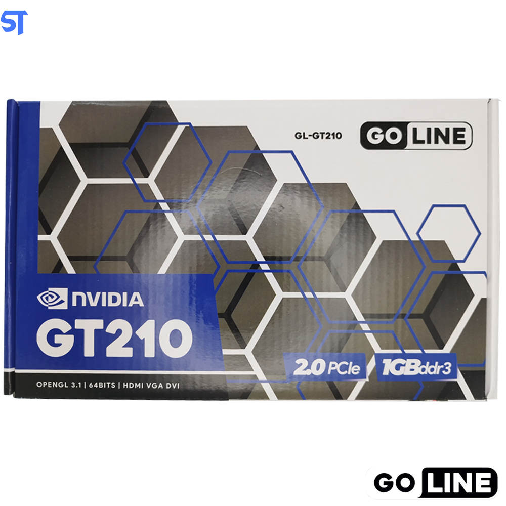 Placa de Vídeo Goline GT 210 1GB-64 Bits / DDR3 HDMi- VGA-DVI