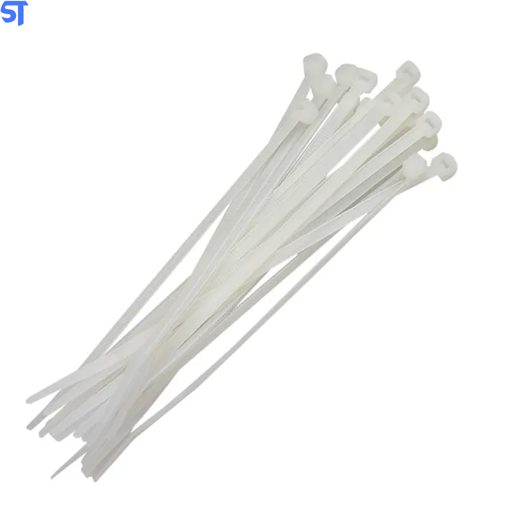 Abraçadeira Enforca Gato de Nylon 6,0X300mm 100PCS - Branca