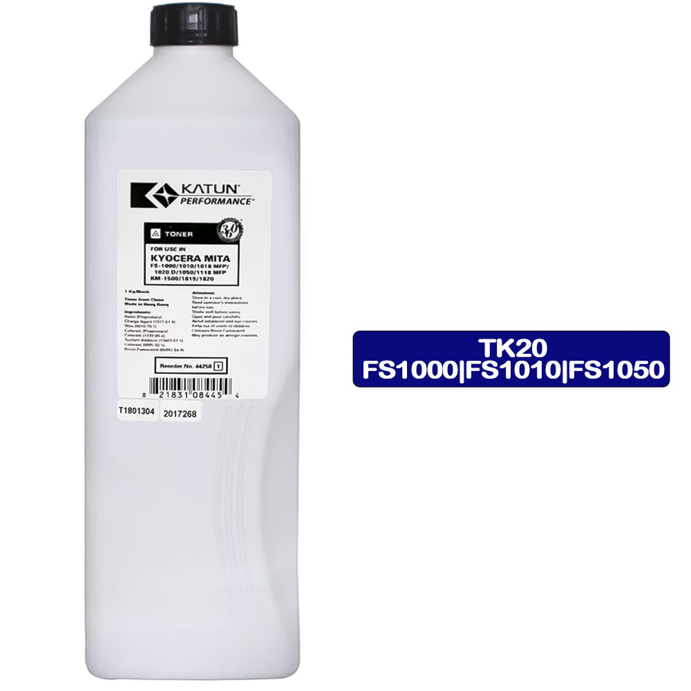 Toner Refil Kilo Kyocera Mita TK20 TK100 | FS1000 FS1010 FS1020D KM1820 FS1050 | Katun