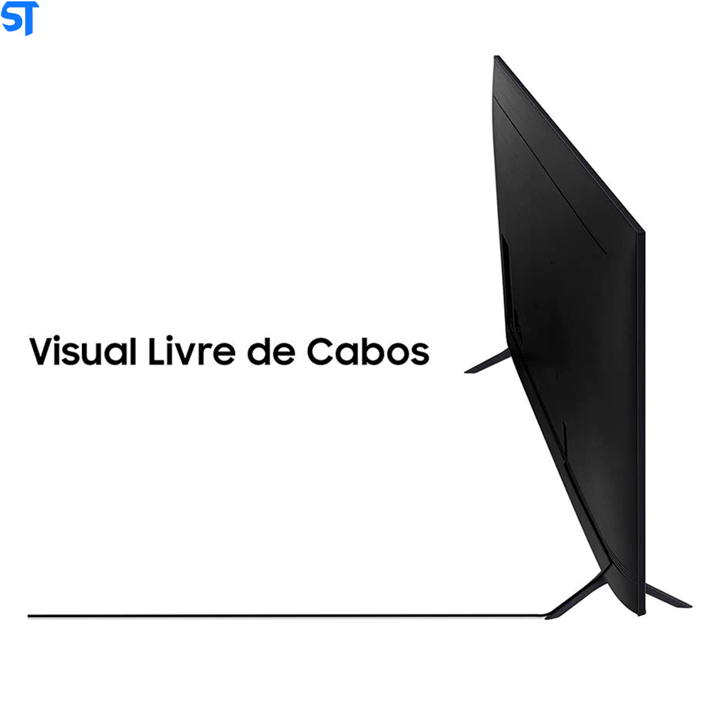Smart TV Samsung 50 UHD 4K 50AU7700, Processador Crystal 4K, Tela sem limites, Visual Livre de Cabos, Alexa Built In - U
