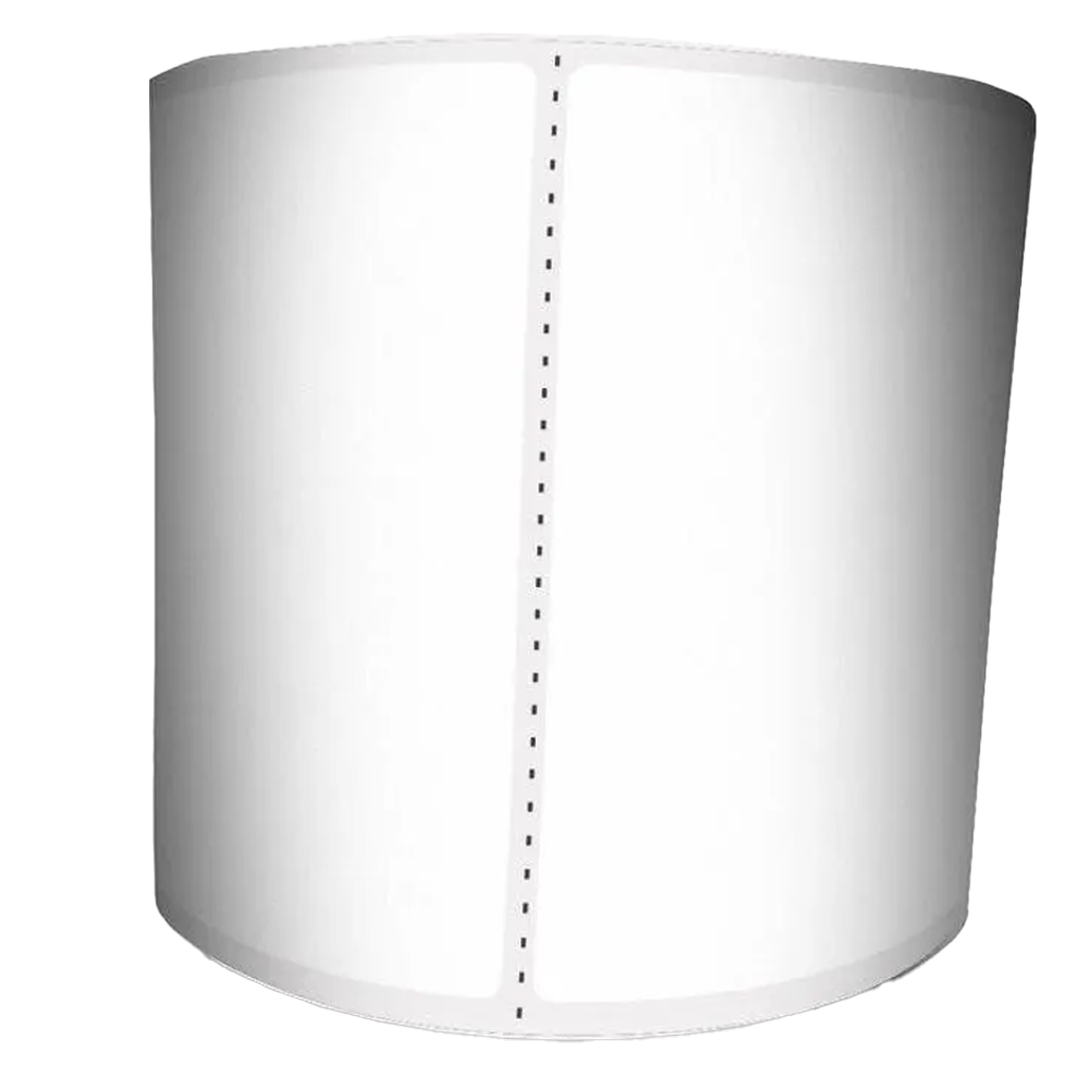 Bobina de Etiqueta Couche Para E-Commerce Serrilha (Caixa Com 12 Unidades) 100mmX150mm 200 Etiquetas RL Nac