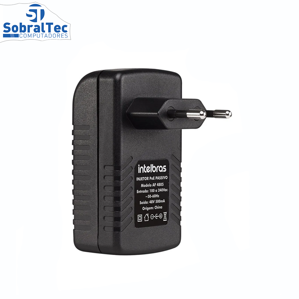 Fonte Injetor Poe 48VDC 500MA - AF4805 Intelbras