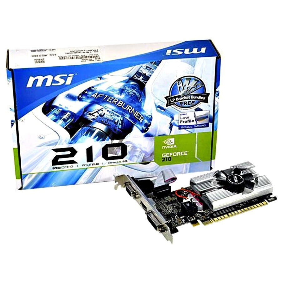 Placa de Vídeo MSI GeForce N210 1GB DDR3 PCI-Express