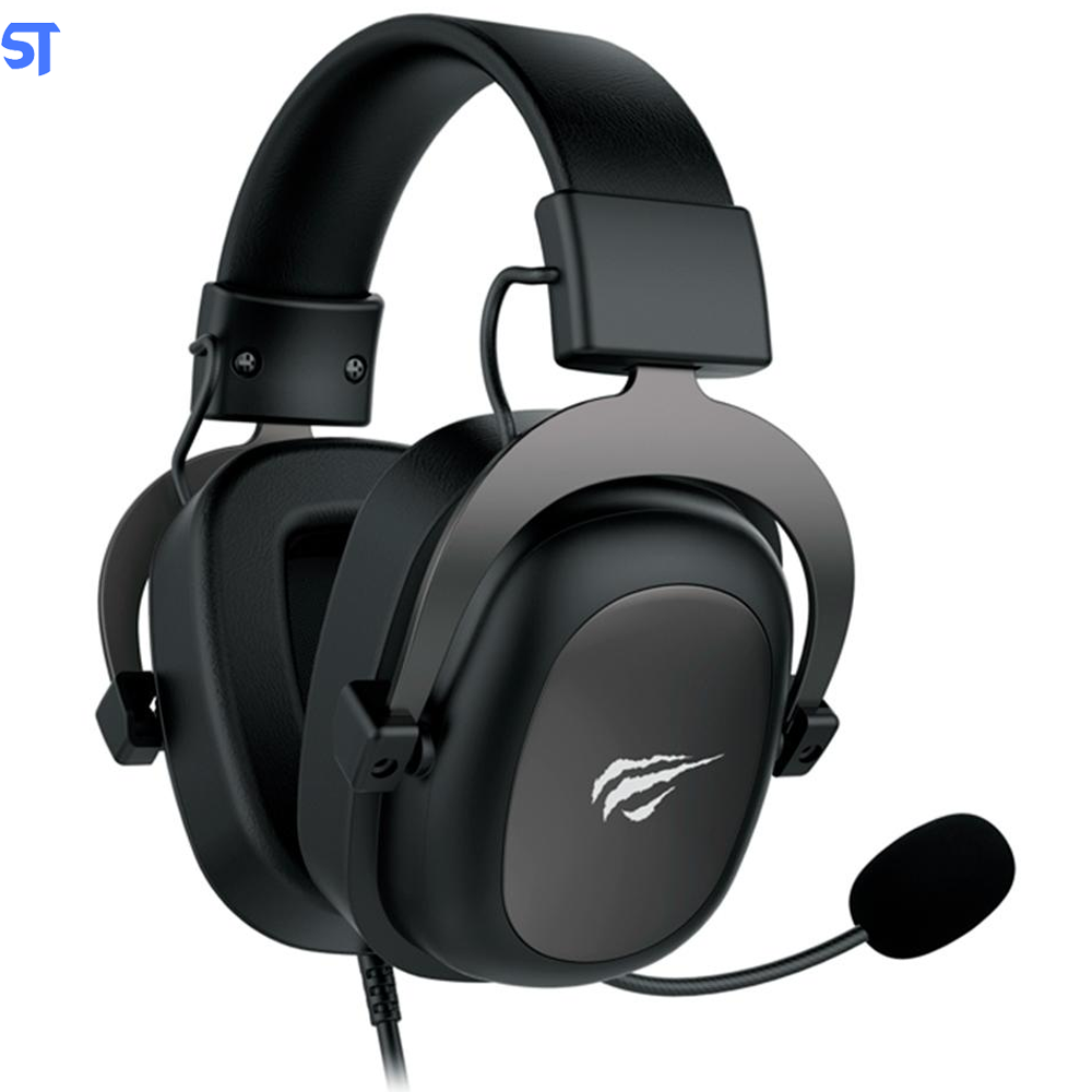 Headset Gamer Havit H2002D Driver 53mm Preto P3 e P2 Com Microfone PC e Consoles - HV-H2002D