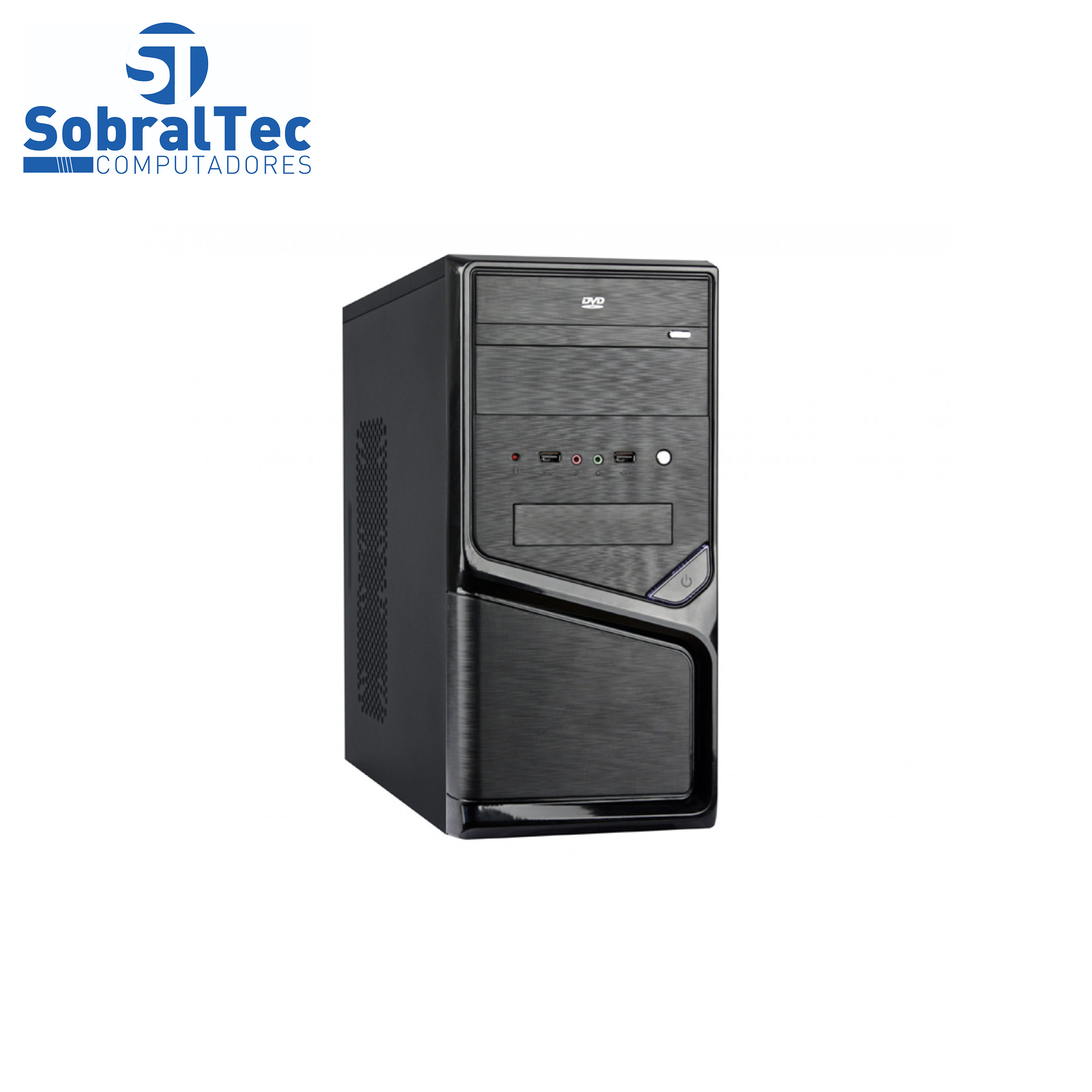 Computador Intel Pentium Dual Core G2020 | 2.90Ghz-Daixu B75m- HDSSD 128GB- Memória 4GB- Gab23V2BK