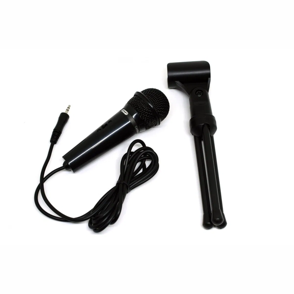 Microfone Condensador Multimídia Knup Kp-918 De Alta Qualidade Com Tripé