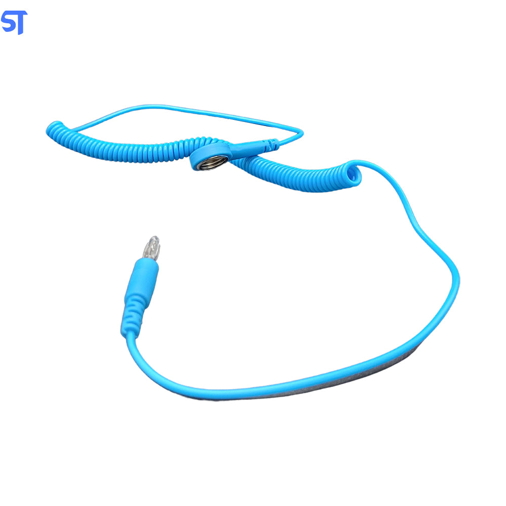 Pulseira Antiestática Com Fio - Azul