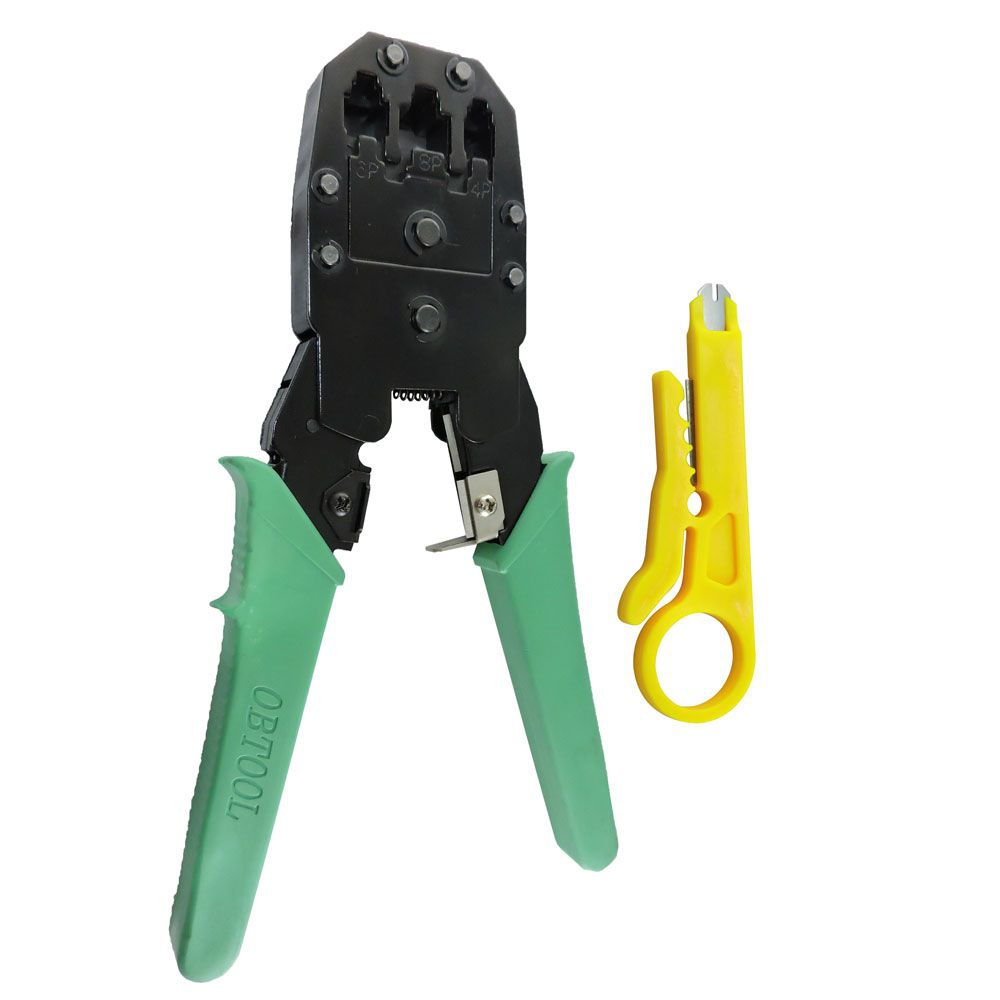 Alicate Para Cripagem RJ45 E RJ11 Ob-315
