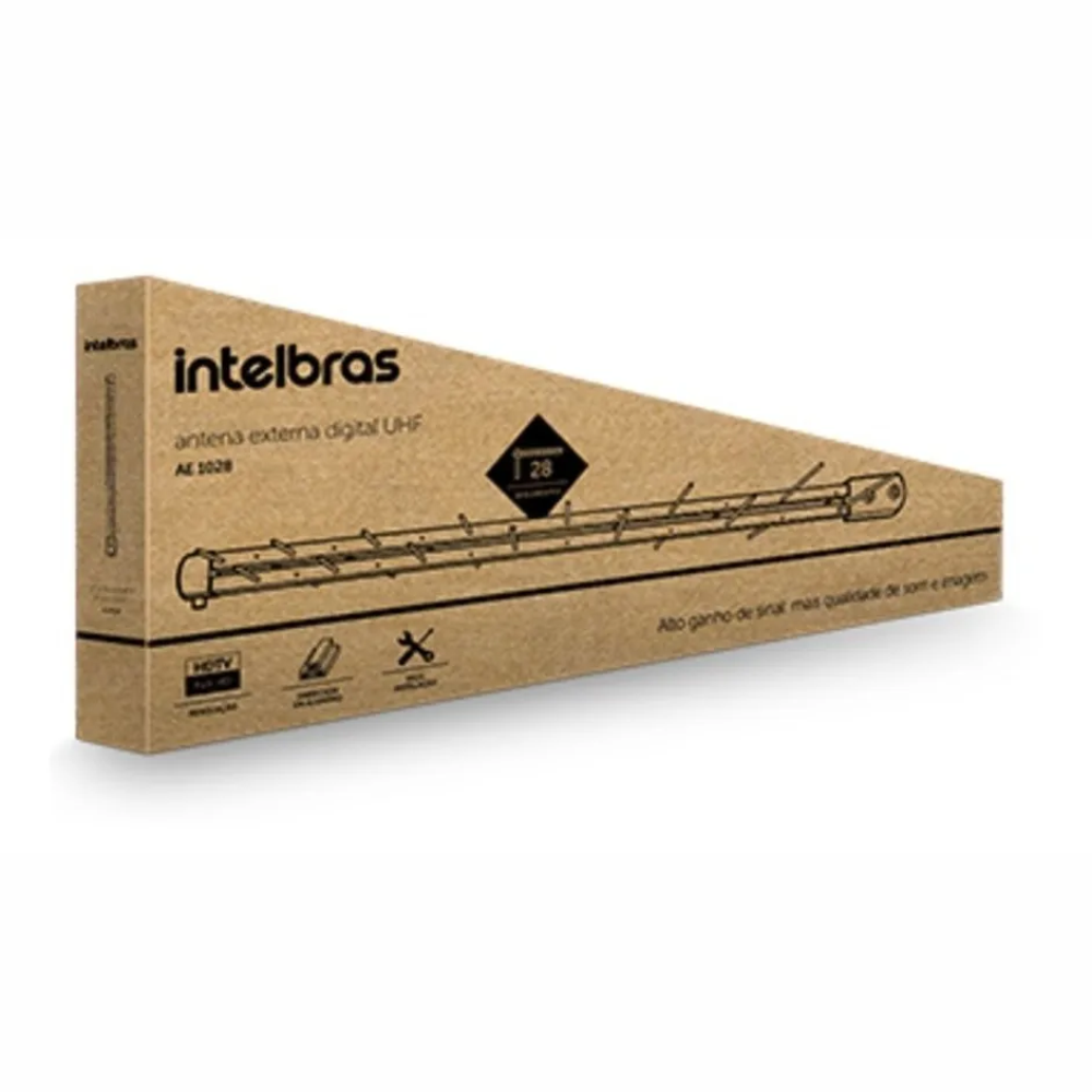 Antena Externa Intelbras Hdtv Digital Uhf Ae 1028