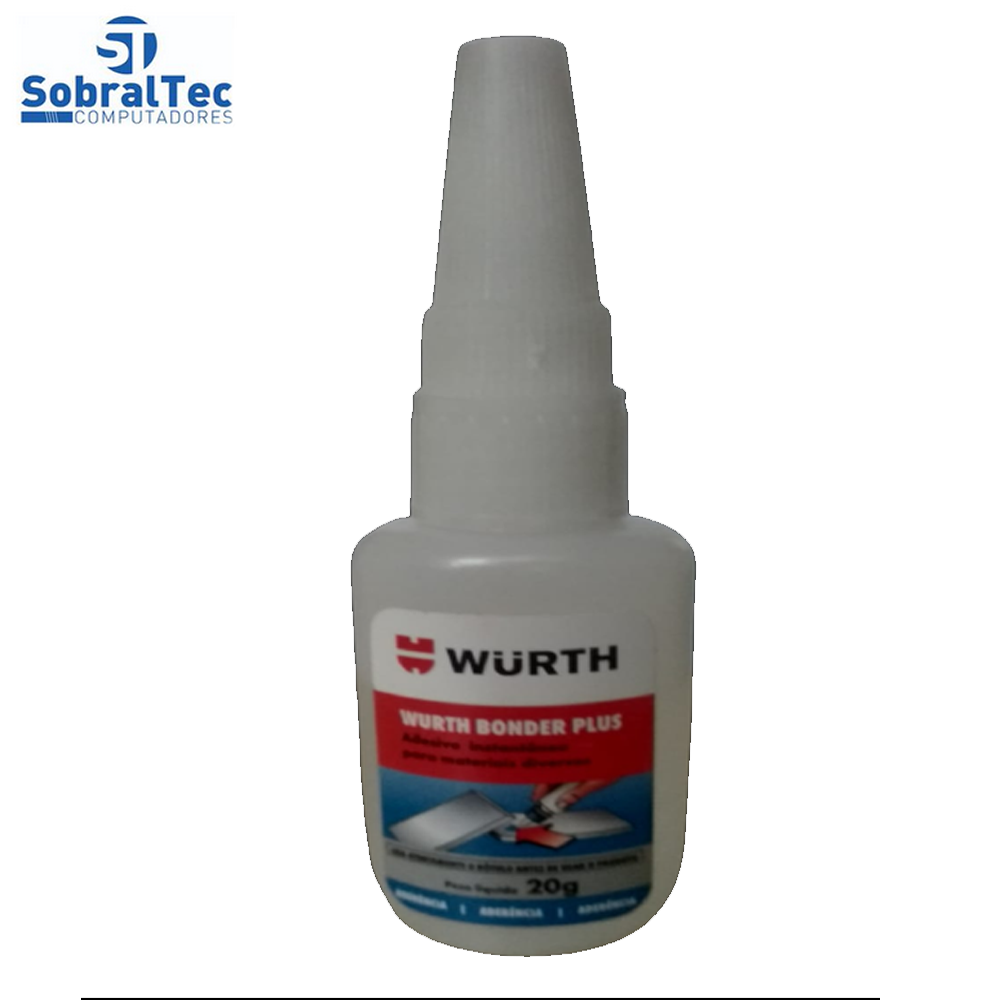 Cola Wurth Bonder Plus Adesivo Instatanio 20 Gramas