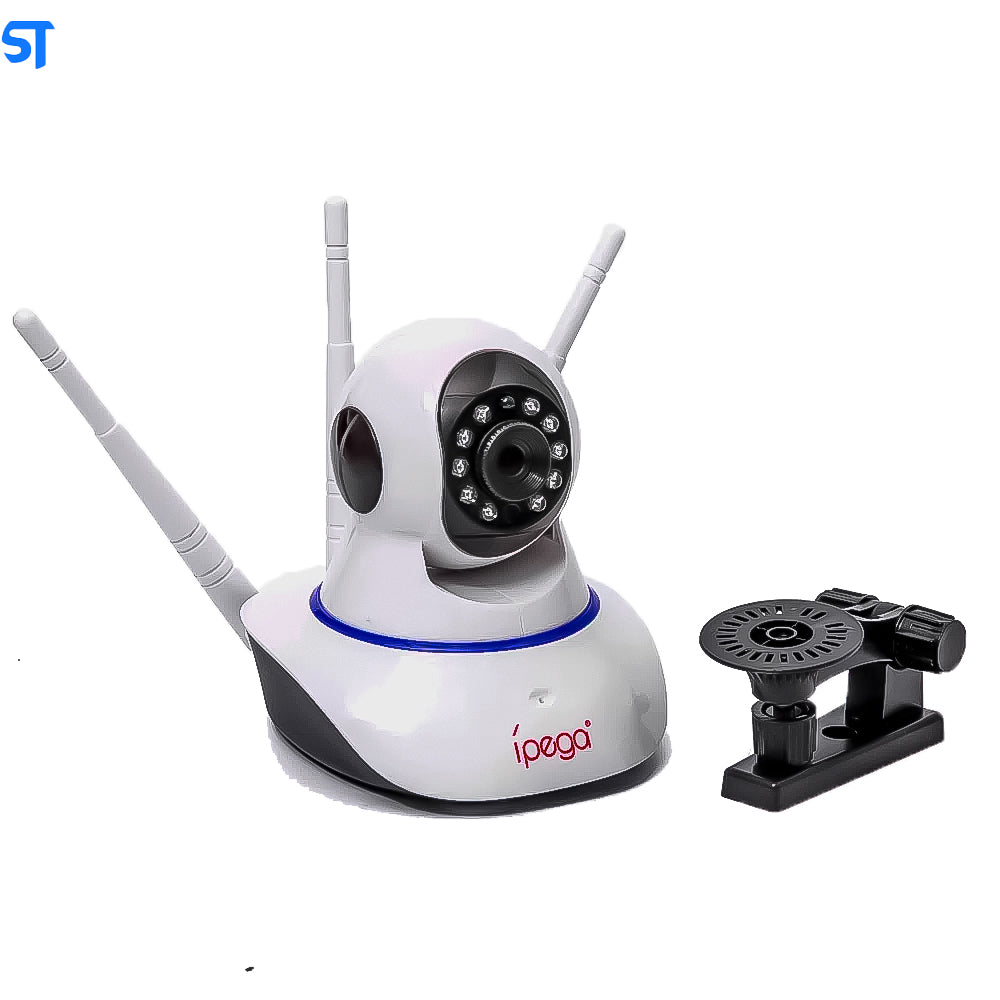 Camera Ip Wifi 360 Graus Com Visão Noturna e Microfone Ípega KP-CA127