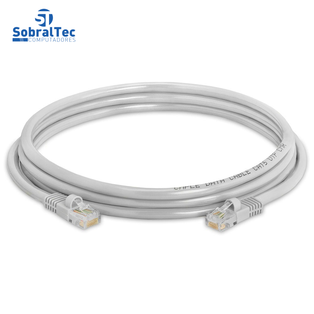 Cabo Patch Cord Cat5E SpeedLan 2 Metros Homologado Anatel