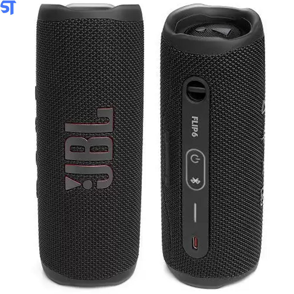 Caixa JBL Flip 6 Preta, 30W RMS, Bluetooth, IP67 à Prova D'água, JBLFLIP6BLK HARMAN JBL