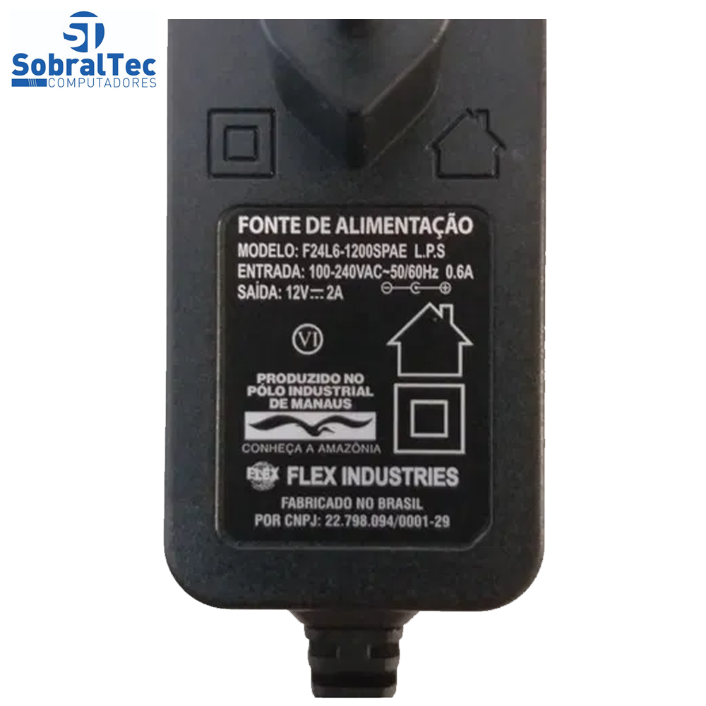 Fonte de Alimentação 12V 2A Flex Industries