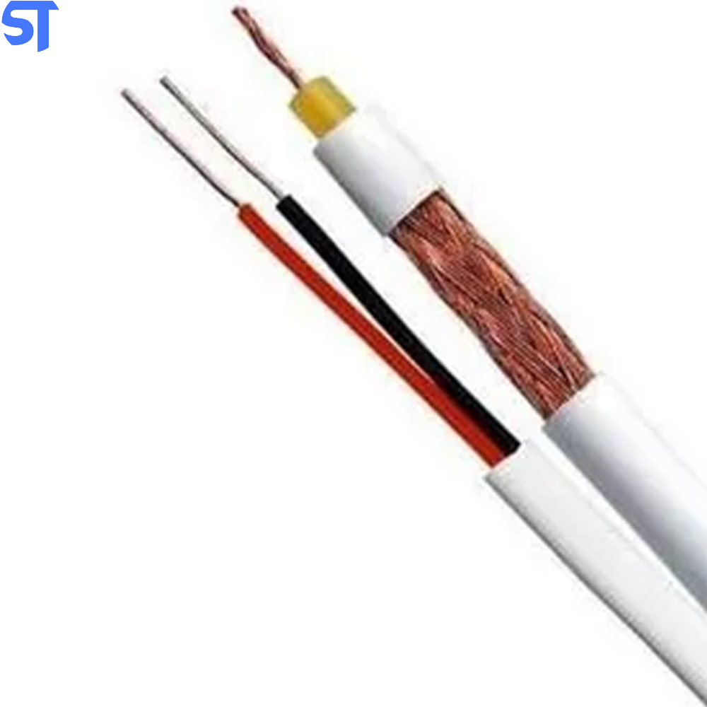 Metro de Cabo Coaxial Para Cftv 4mm+ Bipolar Condutti Master