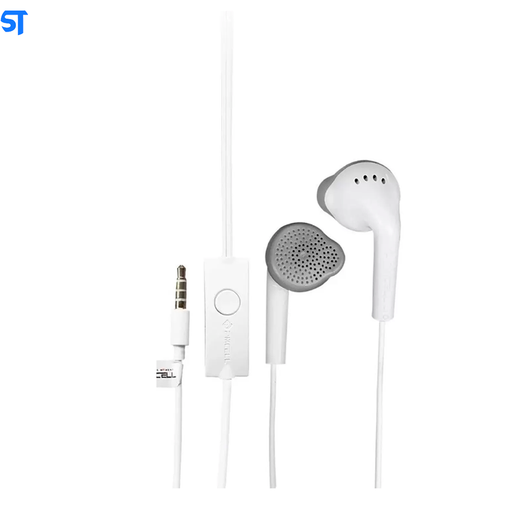 Fone de Ouvido Pmcell Slim Som Estéreo Branco - FO-14