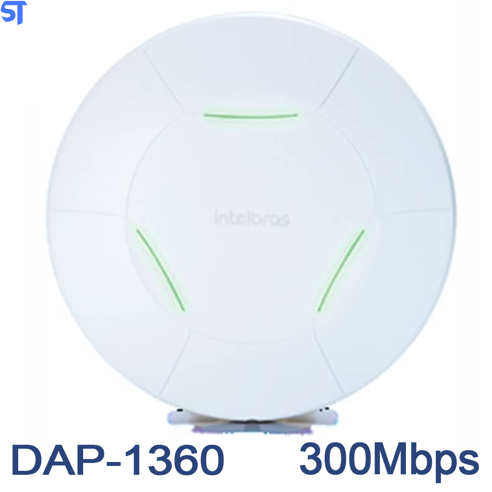 Roteador Access Point Intelbras DAP-1360 -300Mbps IEEE 802.11 b/g/n 2T2R