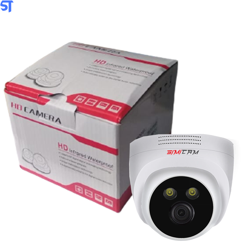 Câmera Ip Simicam 5 Mpx Com Alerta De Duas Vozes E Detecção De Movimento