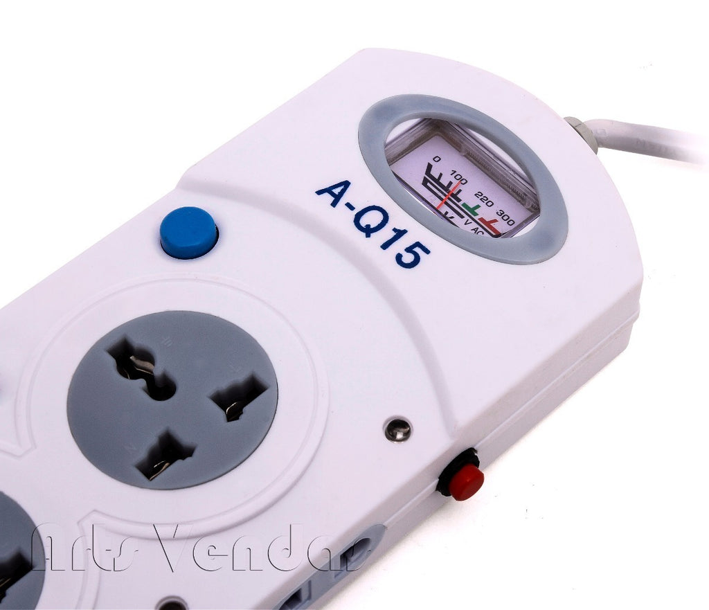 Filtro de Linha 15 Portas Com Voltimetro A-Q15 -Futou