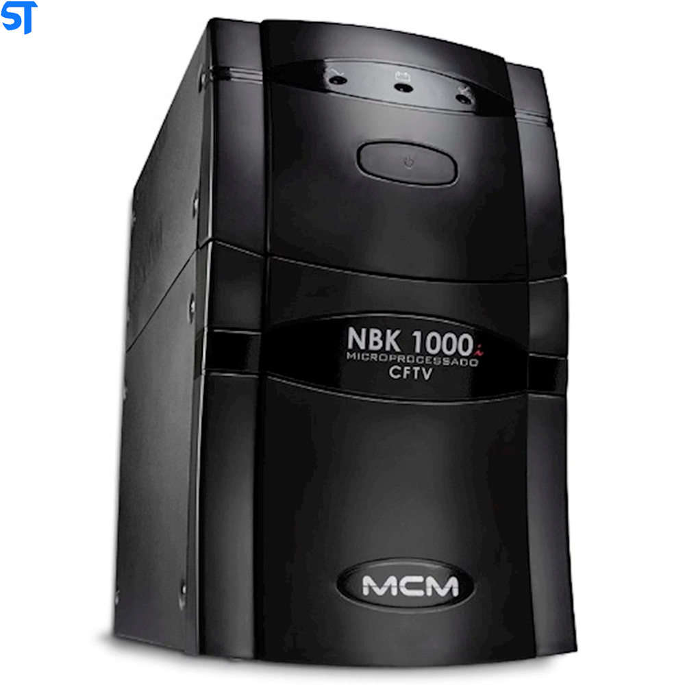 Nobreak Isolador MCM NBK 1000i 2.1 Mp 1000VA Bivolt/115v - Ative Link CFTV 12V 5A