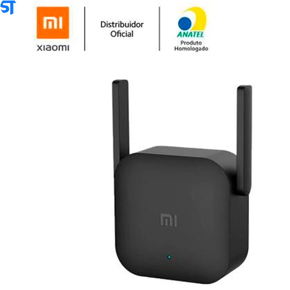 Repetidor Amplificador  Wi-Fi 2.4G Mi Xiaomi Wireless Mi Range Extender PRO- Preto