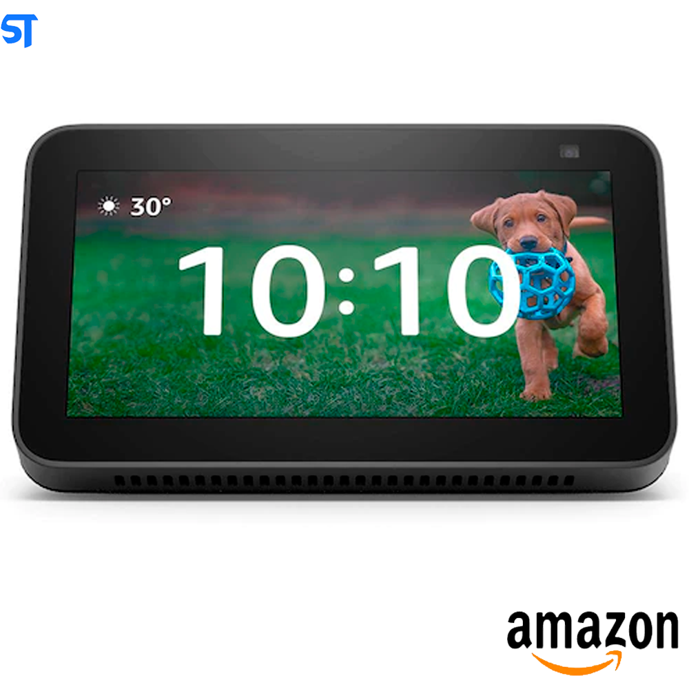 Novo Echo Show 5 (2ª Geração, versão 2021): Smart Display de 5" Com Alexa e Câmera de 2 MP - Cor Preta