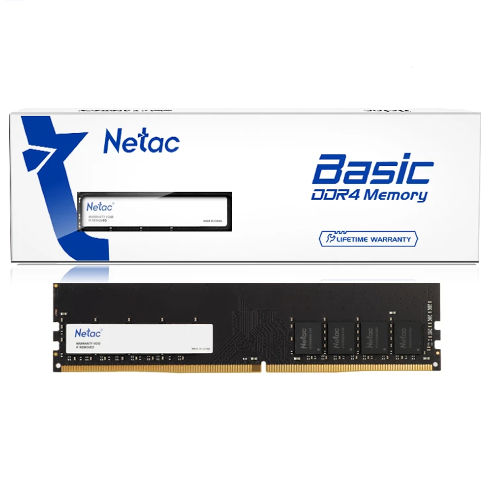 Memória Ram Desktop 4GB 2666hz DDR4 288 Pinos Netac