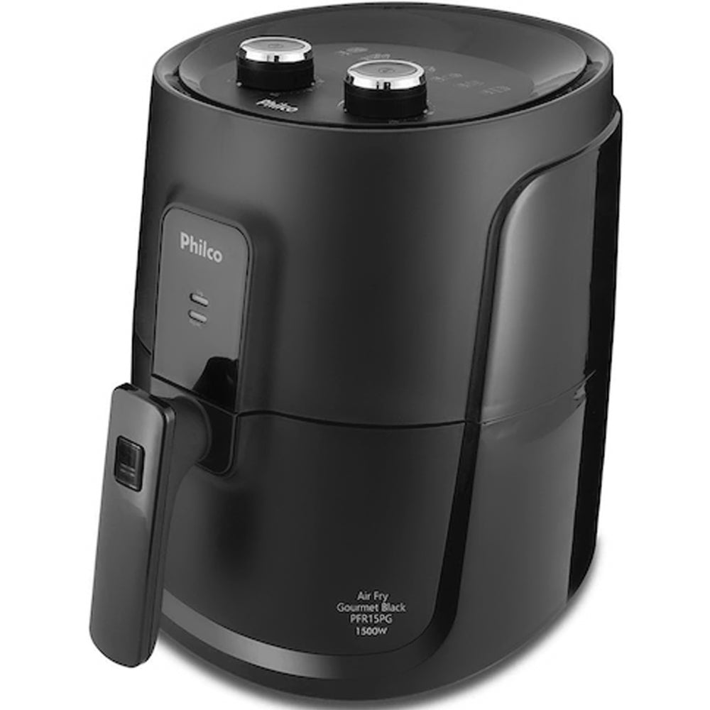 Fritadeira Elétrica Sem Óleo Air Fry Philco PFR15P Gourmet 4L - Preta