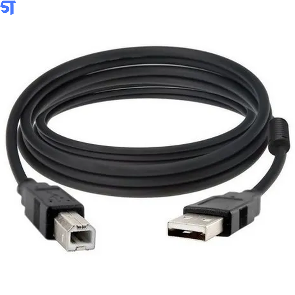 Cabo USB X-Cabo impressora USB 2.0/AM+BM/OD4.8/ 5 Metros com Filtro Blister Exbom CBX-U2AMBM50