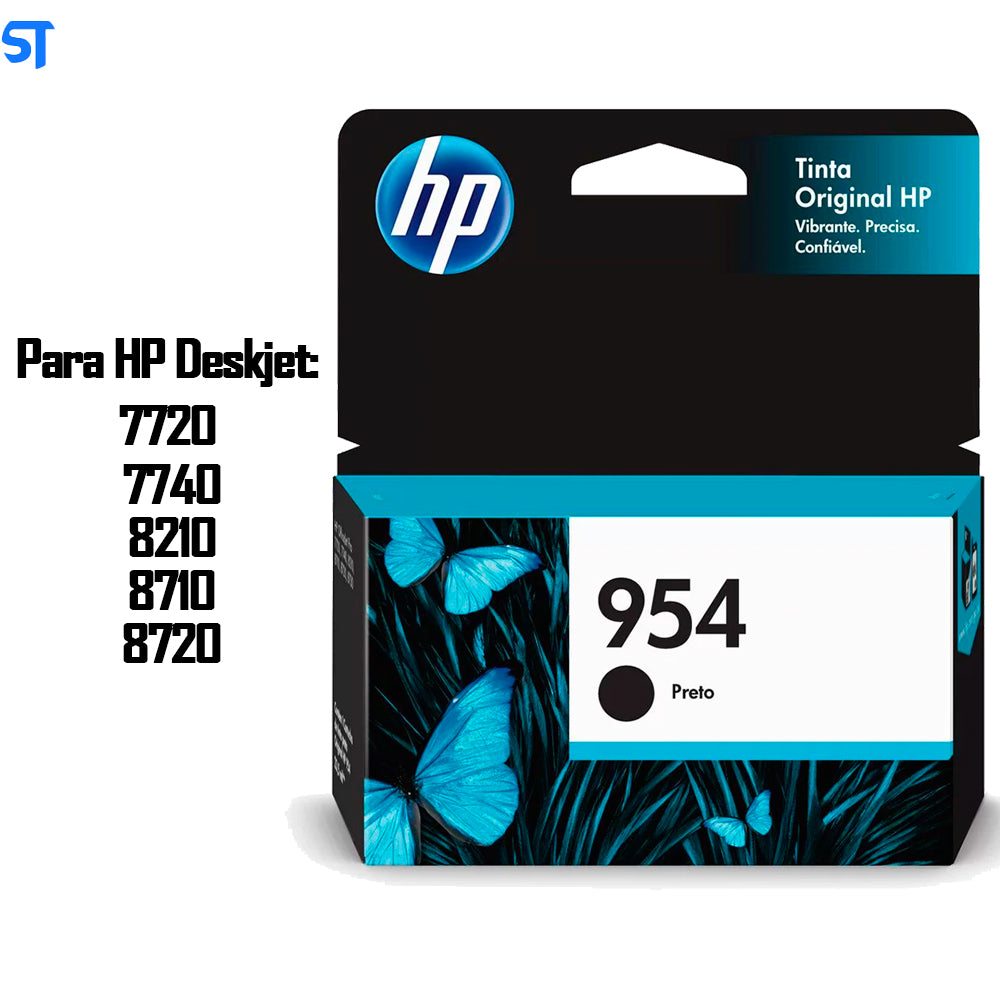 Cartucho HP 954 Preto Original L0S59AB Para HP Deskjet 7720 7740 8210 8710 8720