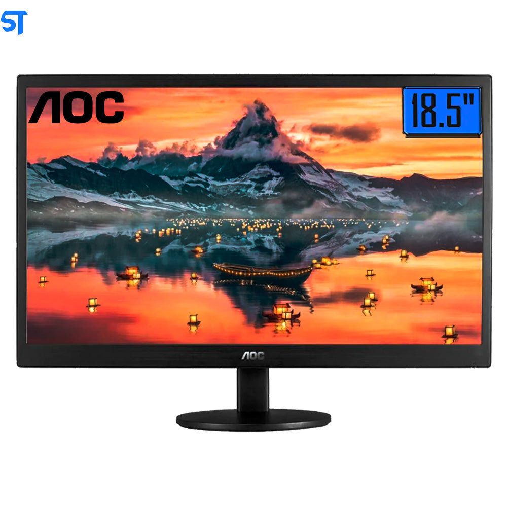 Computador Core i3-2100-HD SSD 240GB Kingston-Memória Ram 8GB- Com Monitor 18.5 AOC  HDMI- Teclado Mouse e MousePad