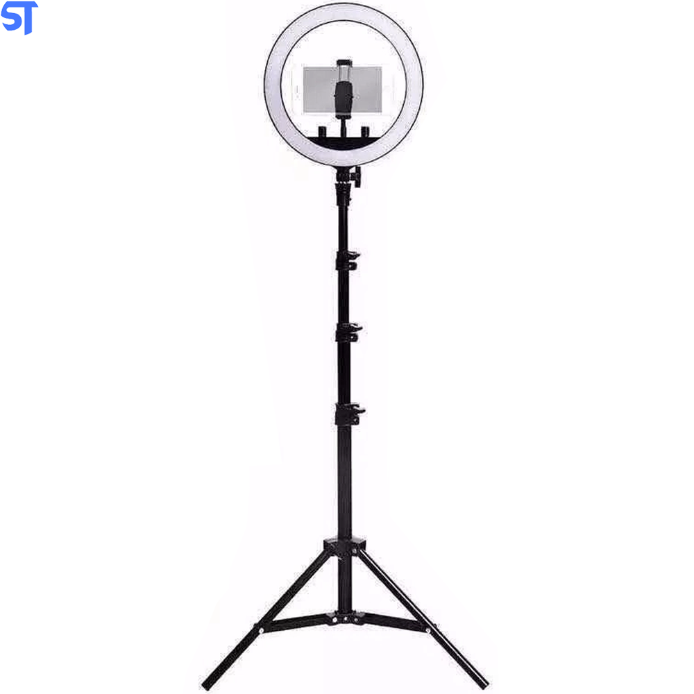 Kit Completo Ring Light C/ Tripé Dimmer Youtuber Selfie Pro - CENTRÃO