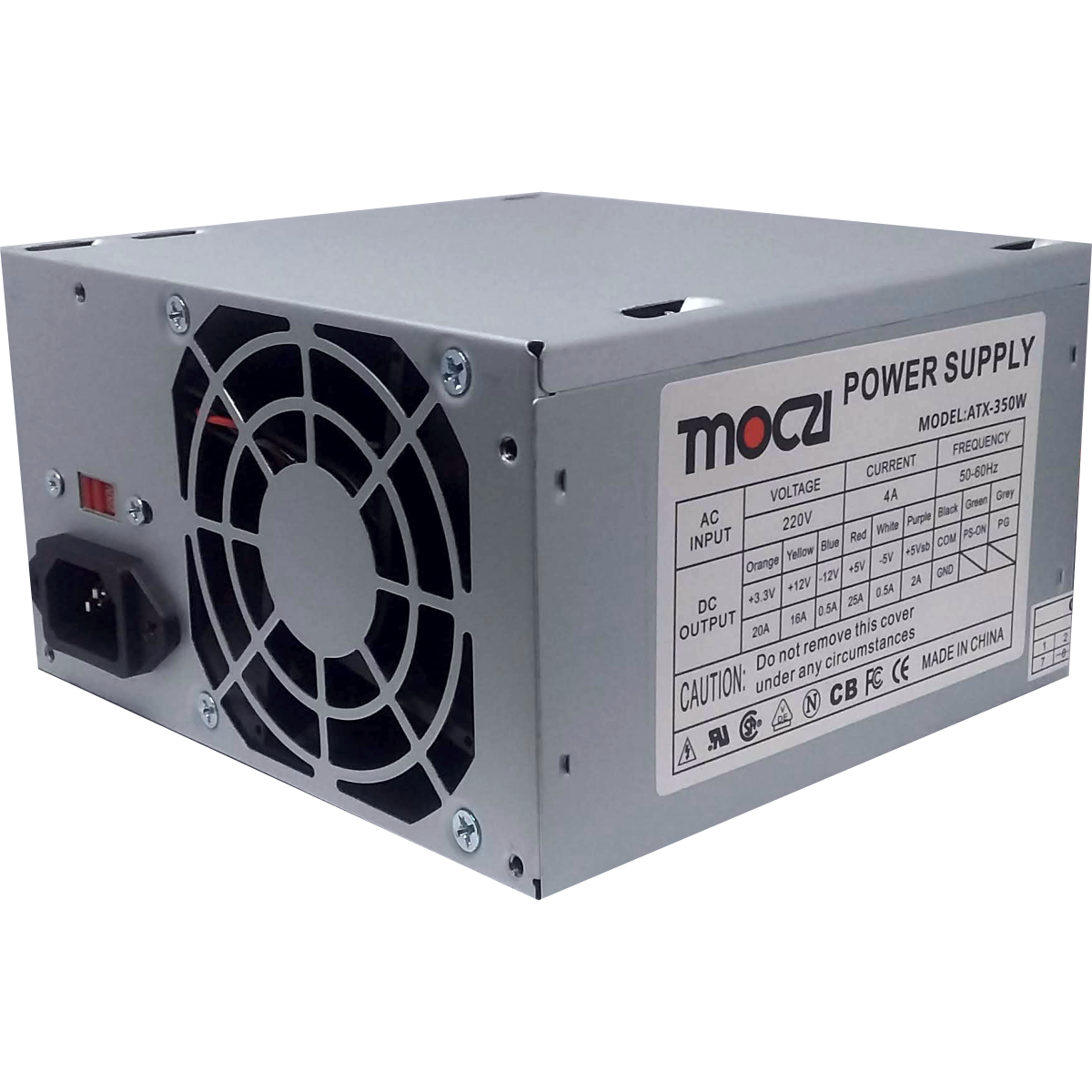 Fonte de Alimentação ATX 350W MOCZI