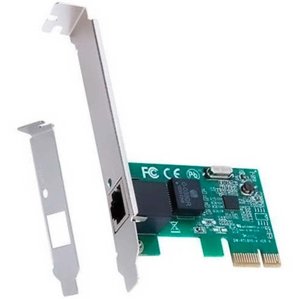 Placa De Rede Prv1000E Low Profile Pcie 10/100/1000 - Vinik