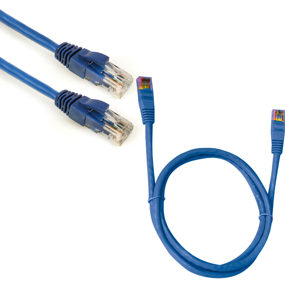 Cabo de Rede Cat.6 PC-ETH6U25BL 2.5 Metros Patch Cord PlusCable - Azul