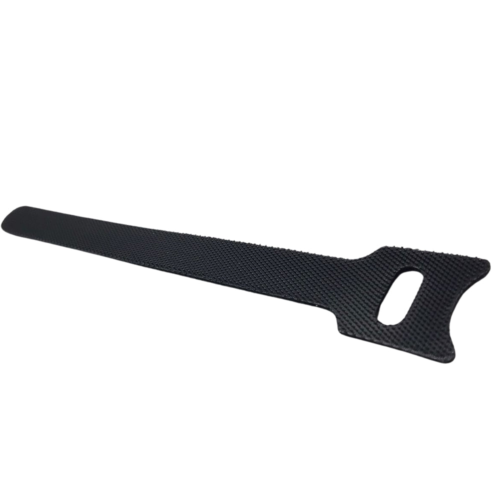 Fita Organizadora De Fios E Cabos 2cmX20cm Com Velcro Preto BrCabo