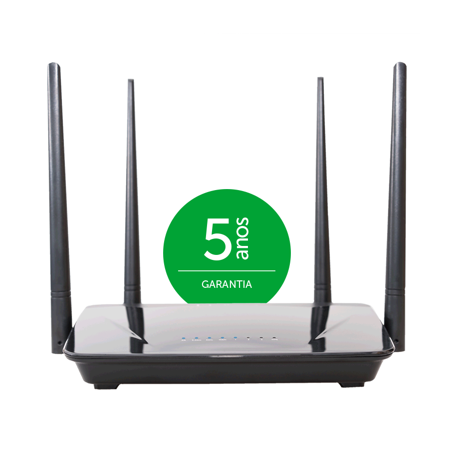 Roteador Wireless 1200 Mbps Intelbras RF1200 Action Smart Dual Band