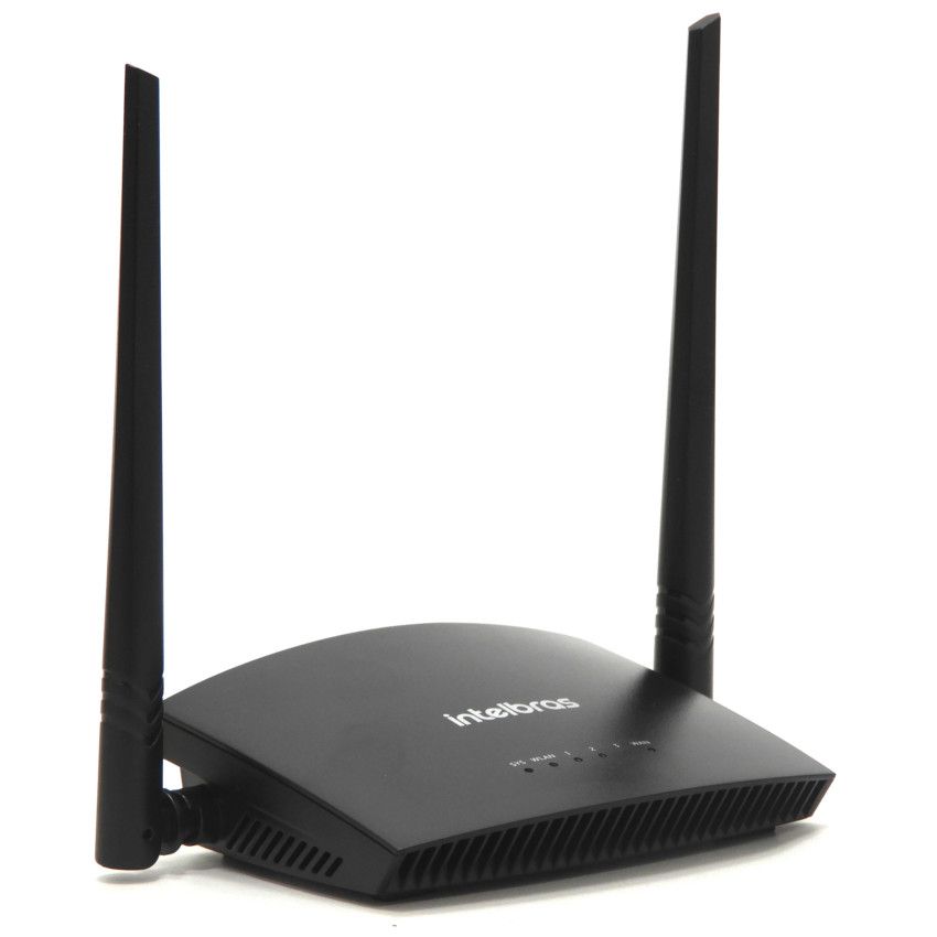 Roteador Wireless 300Mbps Intelbras RF 301K com 2 Antenas 5dBi e Botão WPS