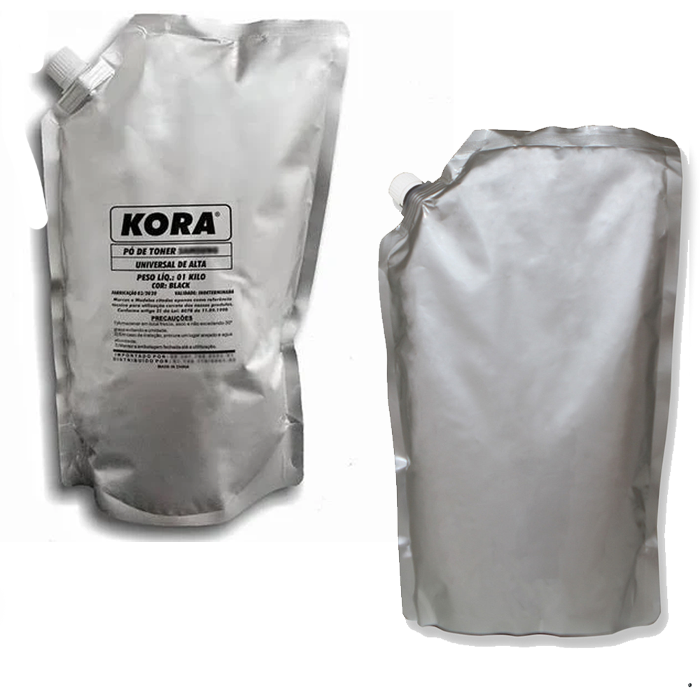 Refil Pó Para Recarga de Toner Compatível Brother TN360/410/580/650/750/780 Bag 1KG Kora