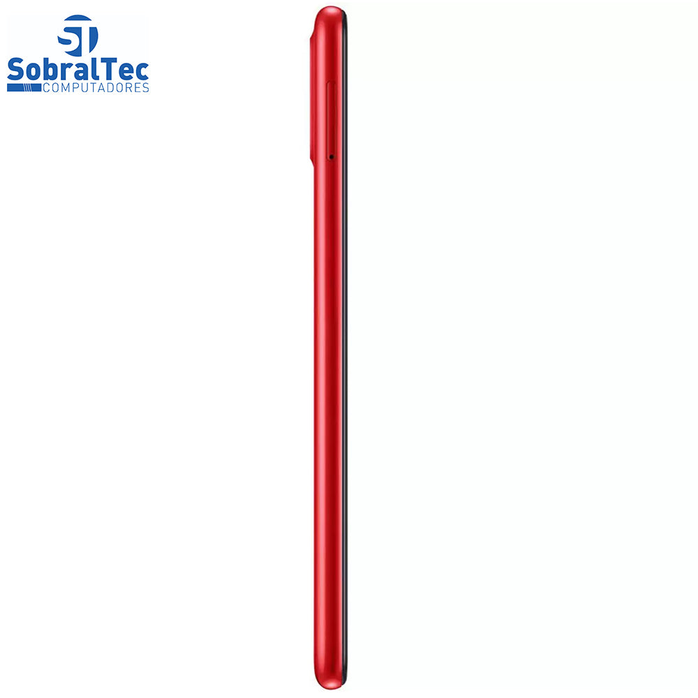 Smartphone Samsung Galaxy A11 Vermelho 64GB - Câmera Tripla+Selfie 8MP Tela 6.4" Leitor de Digital Octa Core Android 10
