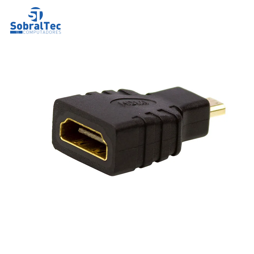 Adaptador HDMI Fêmea Para Micro HDMI Macho - Exbom