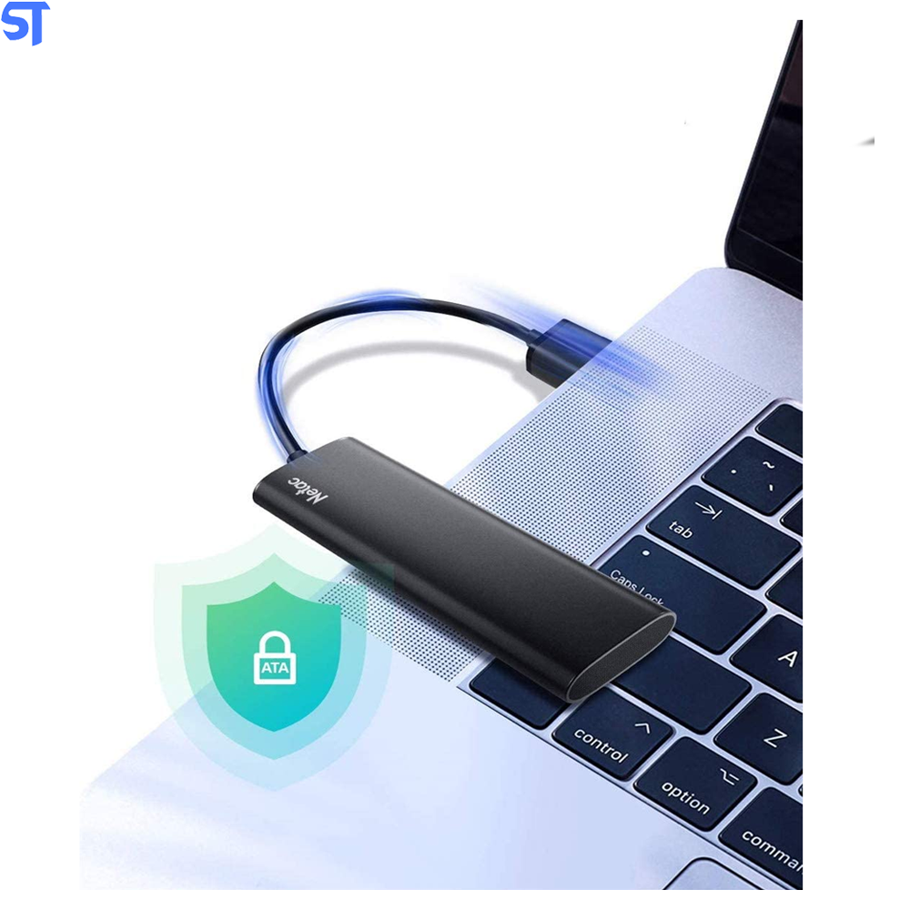 SSD Externo USB 3.2 Tipo C 500Gb Netac 550Mb/s De Leitura E 480Mb/s De Escrita