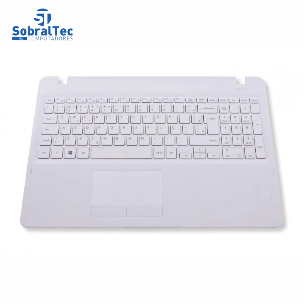 Teclado para Notebook Samsung Expert X41 NP300E5K Com Top Cover Branco