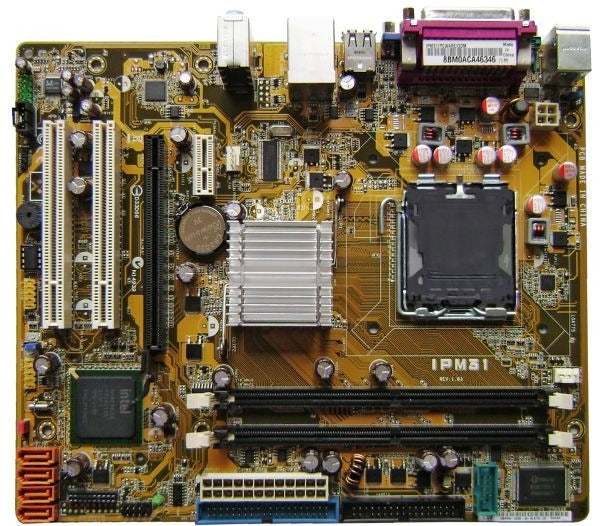 Placa Mãe Lga 775 Ddr2 ASUS IPM31 Com Processador