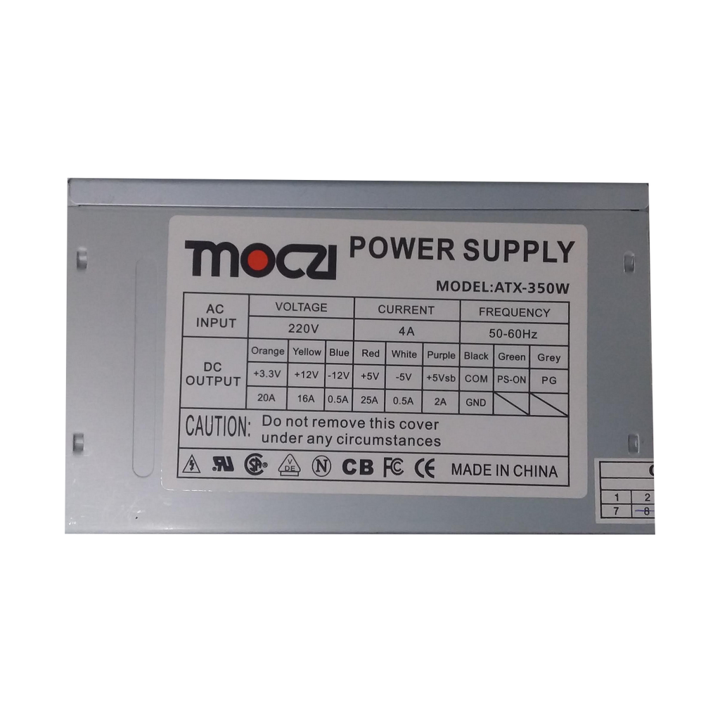 Fonte de Alimentação ATX 350W MOCZI