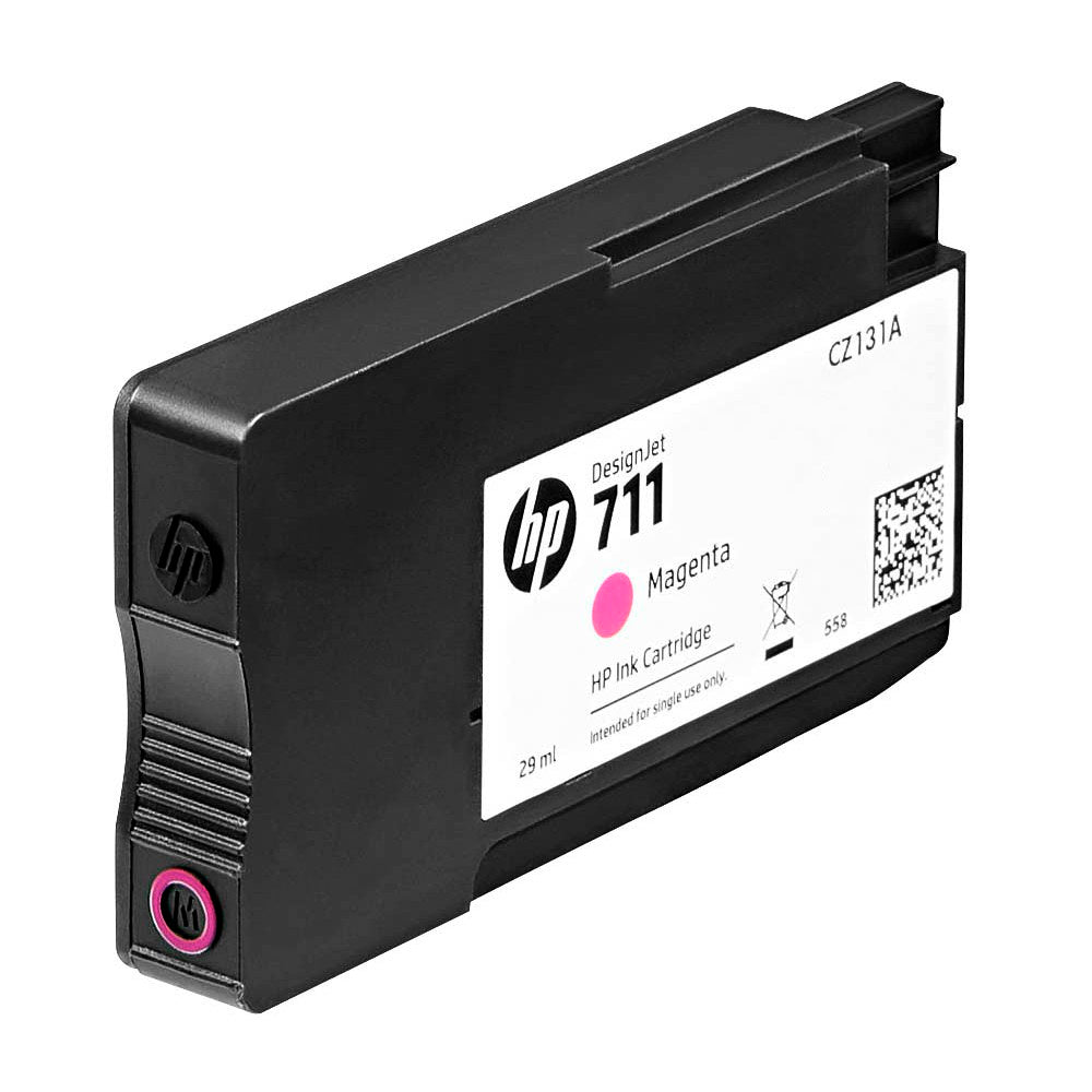 Cartucho de Tinta HP 711 CZ131AB Magenta | Plotter T120 T520 CQ891A CQ890A CQ893A | Original 29ml