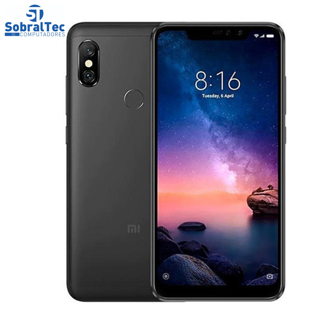 Xiaomi Redmi Note 6 Pro Dual SIM 64GB Preto 4GB RAM