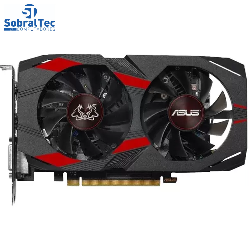 Placa de Vídeo ASUS Cerberus Dual OC 4GB GeForce GTX1050Ti GDDR5 - 128 Bits-GTX1050TI-04G
